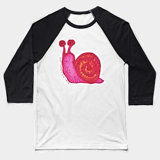 Not Sorry I'm Late Snail Baseball T-Shirt